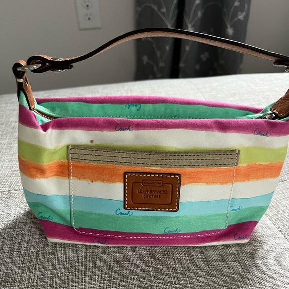 Coach Strip Purse - Picture 1 of 2